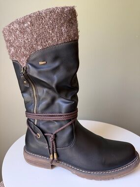 Spring Step Acaphine boots Vegan faux shearling water-resistant EU 42 US 10.5-11